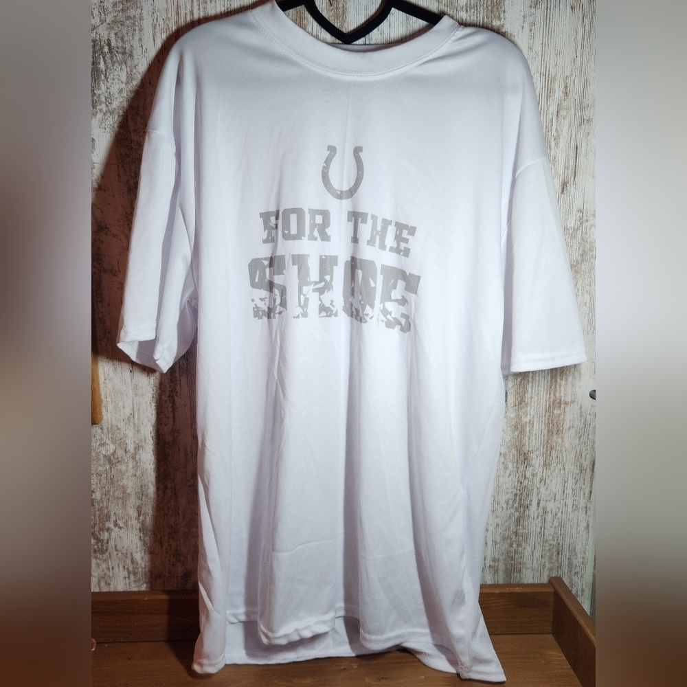 Indianapolis Football Colts White 'For The Shoe' Tee